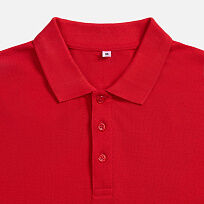 Рубашка поло унисекс Upswing, красная