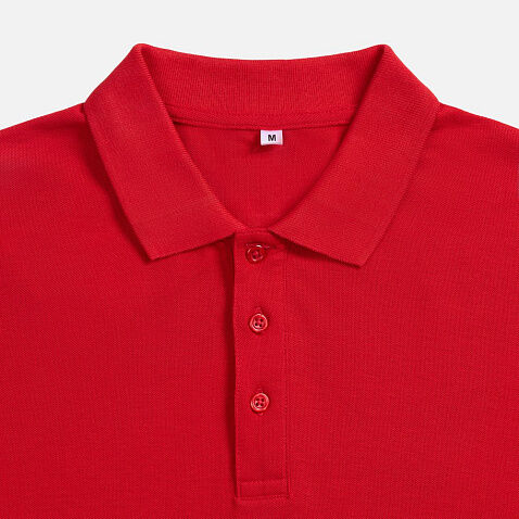 Рубашка поло унисекс Upswing, красная