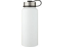 Supra медная спортивная бутылка объемом 1 л с вакуумной изоляцией и 2 крышками, белый