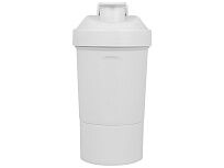 Шейкер для спортивного питания Level Up, белый