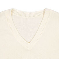 Жилет оверсайз унисекс Tad в сумке, молочно-белый