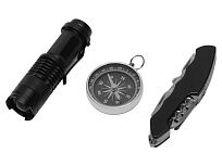 Набор для активного отдыха Decker из компаса, фонарика и мультитула