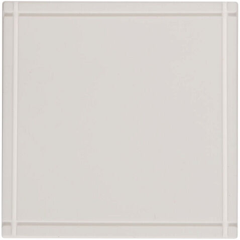 Лейбл из ПВХ Dzeta, L, белый