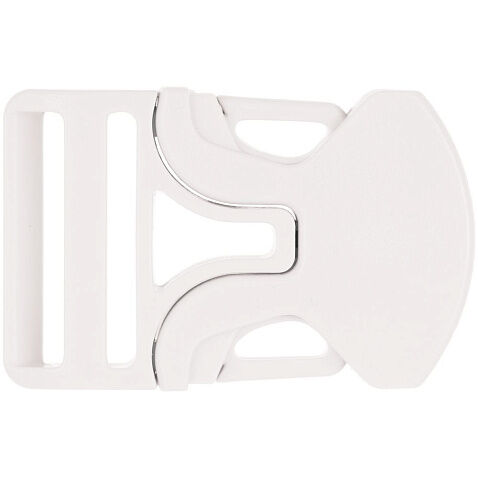 Застежка-пряжка одностороняя Triden, белый