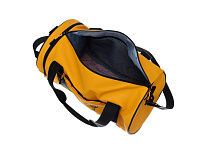 Сумка спортивная TORBER MOBI, желтая, полиэстер 900D с PU покрытием, 45 х 25 х 25 см