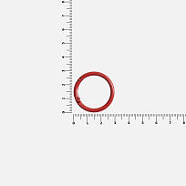 Карабин-кольцо Claus, L, красный