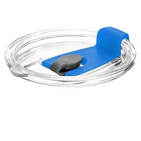 Крышка пластиковая к стакану стеклянному Mango, синяя Крышка пластиковая к стакану стеклянному Mango, синяя