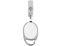 Ретрактор с клипом, белый/серебристый