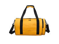 Сумка спортивная TORBER MOBI, желтая, полиэстер 900D с PU покрытием, 45 х 25 х 25 см