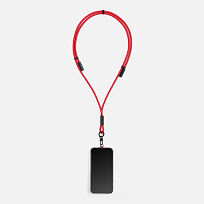 Кабель-ланьярд energyFlex Power Delivery 60 Вт, красный