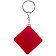 Брелок с рулеткой Square, ver.2, красный