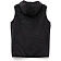 Жилет с капюшоном унисекс Gotland, черный