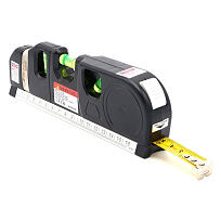 Лазерный уровень Кёльн с рулеткой 3,0 м, черный
