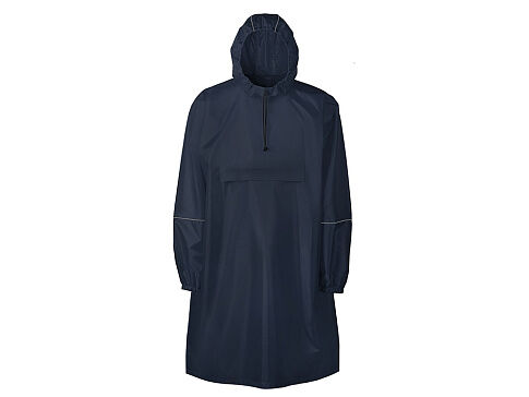 Дождевик - пончо Galaxy со светоотражающими элементами, темно-синий