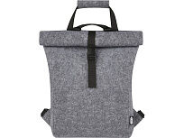 Велосумка Felta 13 л из фетра, переработанного по стандарту GRS, со скручиваемым верхом, средне-серый