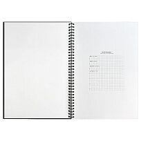 Ежедневник Notera Maxi, недатированный, черный