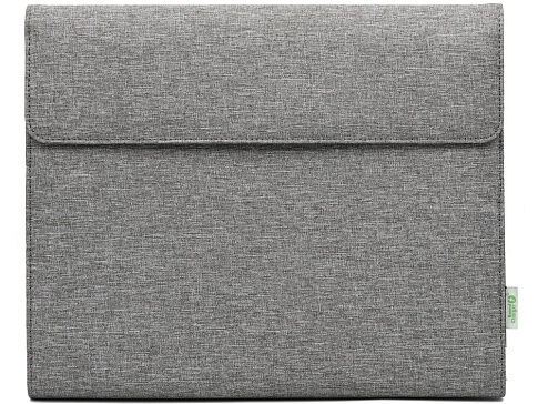Портфолио А4 из RPET с отделением для ноутбука NotyFolio Eco, 20 л FSC бумаги, серый