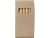 Набор карандашей для раскрашивания Artemaa с 6 предметами, натуральный