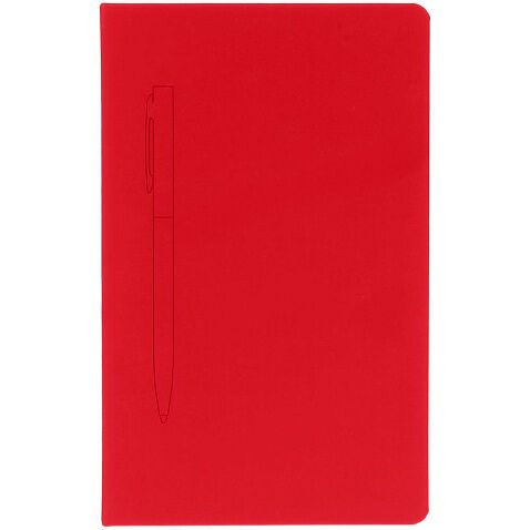 Ежедневник Magnet Shall, недатированный, красный