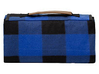 Плед для пикника Recreation, синий/черный (Р)