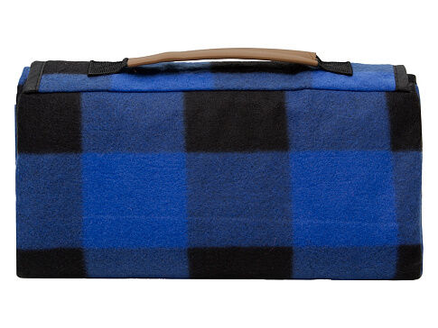 Плед для пикника Recreation, синий/черный (Р)