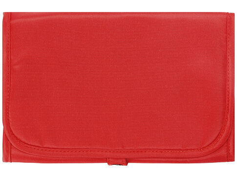 Несессер для путешествий со съемной косметичкой Flat, красный