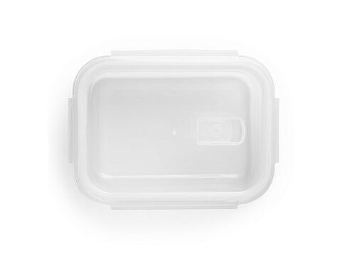 Ланч-бокс стеклянный с герметичной крышкой, 1л, прозрачный