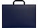 Папка-портфель А4, синий