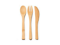 Набор столовых приборов из бамбука COLMER, натуральный