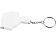 Брелок-рулетка, 1 м., белый