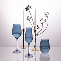 Бокал для шампанского Toscana, синий