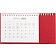 Календарь настольный Brand, красный