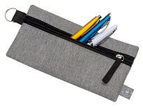 Универсальный пенал из переработанного полиэстера RPET Holder, серый/черный