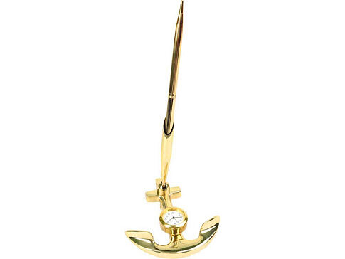 Настольный прибор Якорь, золотистый Настольный прибор Якорь, золотистый