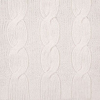 Плед Snefald, жемчужно-белый