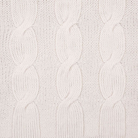 Плед Snefald, жемчужно-белый