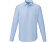 Cuprite Мужская рубашка с длинным рукавом, изготовленная из натуральных материалов, которые отвечают стандарту GOTS - Светло-синий