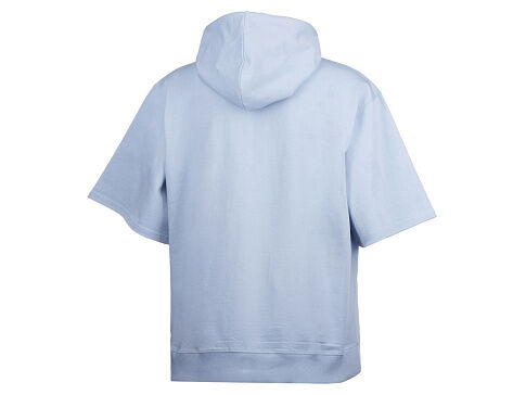 Худи оверсайз с коротким рукавом Warsaw унисекс, небесно-голубой