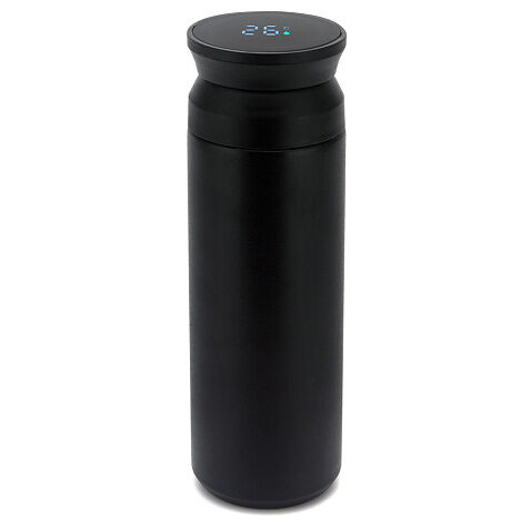 Термос Robins с дисплеем и инфьюзером, черный-S Термос Robins с дисплеем и инфьюзером, черный-S