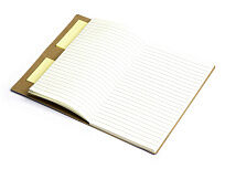 Блокнот с ручкой и набором стикеров А5 Write and stick, синий