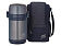 Термос из нерж.стали с пластиковыми контейнерами и ложкой тм THERMOS JLS-1601 Food 1.6L, серый