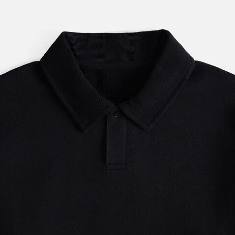 Рубашка поло унисекс Tiimi, черная