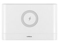 Часы с беспроводным зарядным устройством Rombica Timebox 1, белый