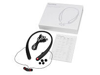 Беспроводные наушники с микрофоном Soundway, черный/красный