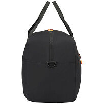 Сумка дорожная Compact Neon, черная с оранжевым