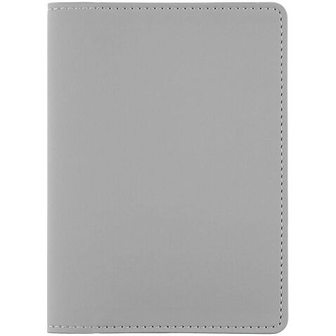 Обложка для паспорта Shall Simple, серый