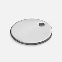 Шильдик металлический Alfa Sirkel, серебристый