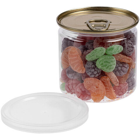 Карамель леденцовая Candy Crush, со вкусом фруктов, с прозрачной крышкой