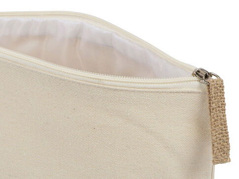Косметичка Jute из хлопка и джута, натуральный