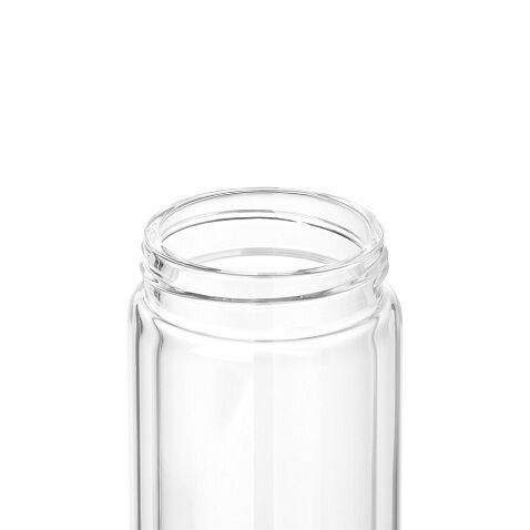 Бутылка стеклянная с двойными стенками Terso, черная